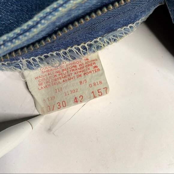 GWG VINTAGE JEANS 100% COTTON BLUE  DENIM MADE IN CANADA MEN SIZE 40 / 30 - Picture 9 of 17